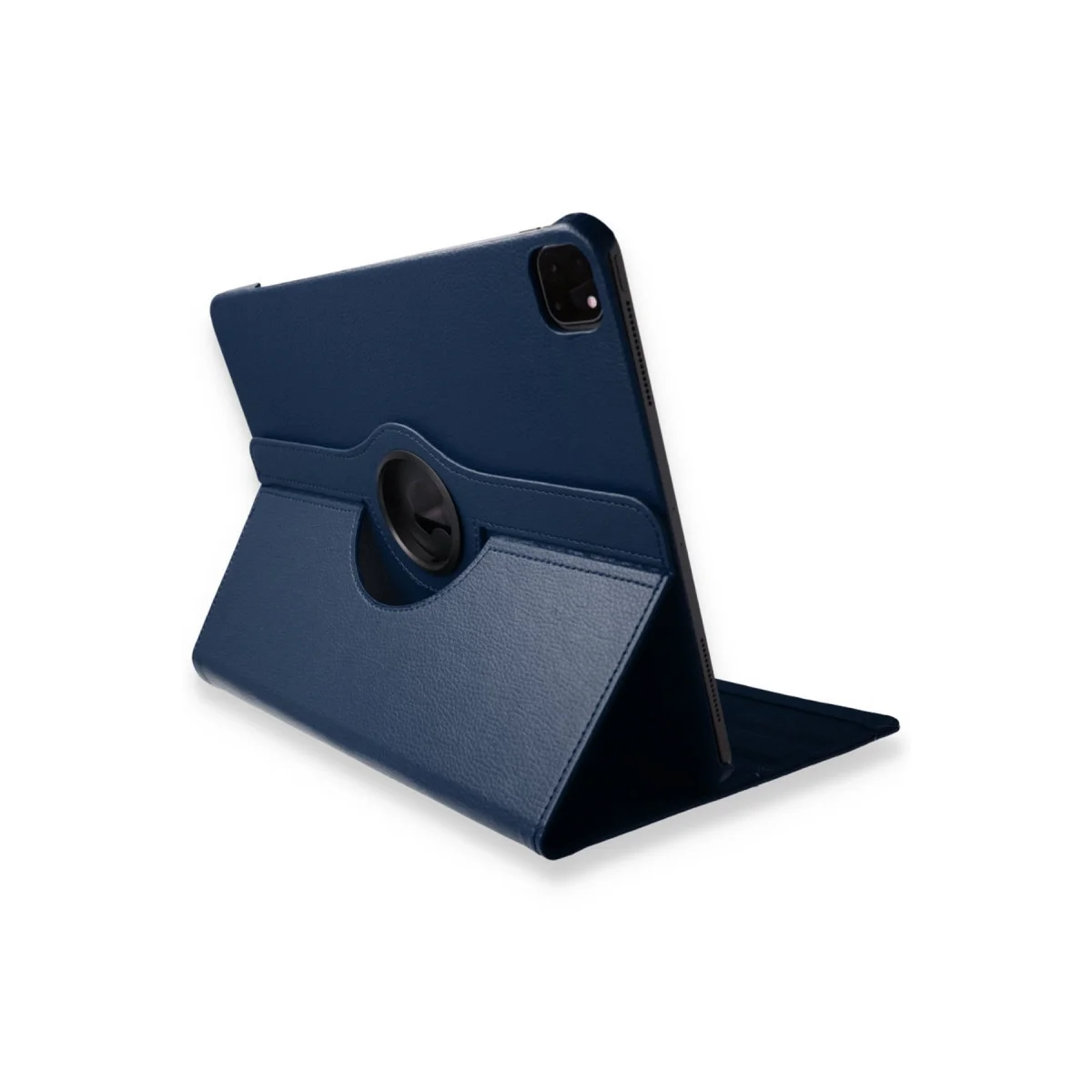 iPad Pro 11 (2020) 360 Döner Deri Kılıf - Tablet Koruyucu Kılıf - Lacivert