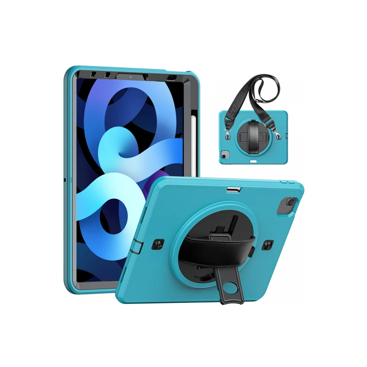 iPad Pro 11 (2020) Otterbox Kılıf Strap-C Tablet Kapak - Mavi