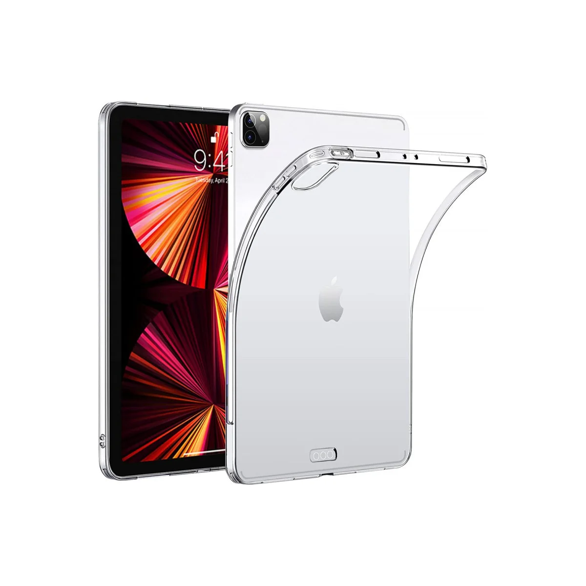 iPad Pro 11 (2020) Şeffaf Silikon Tablet Kılıfı - Mükemmel Koruma ve Estetik