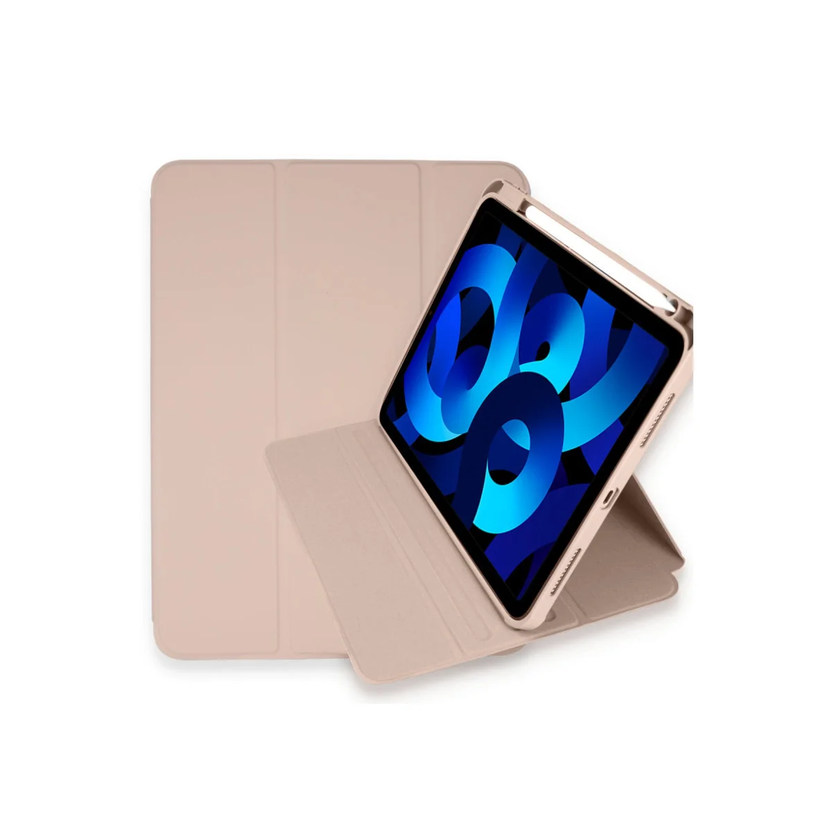 iPad Pro 11 (2021) Starling 360 Kalemlikli Tablet Kılıf - Rose Gold