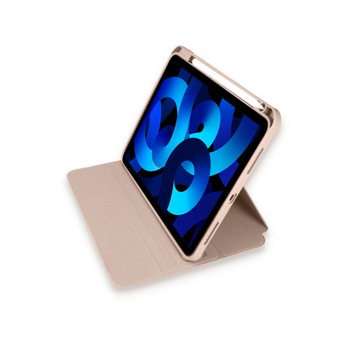 iPad Pro 11 (2021) Starling 360 Kalemlikli Tablet Kılıf - Rose Gold