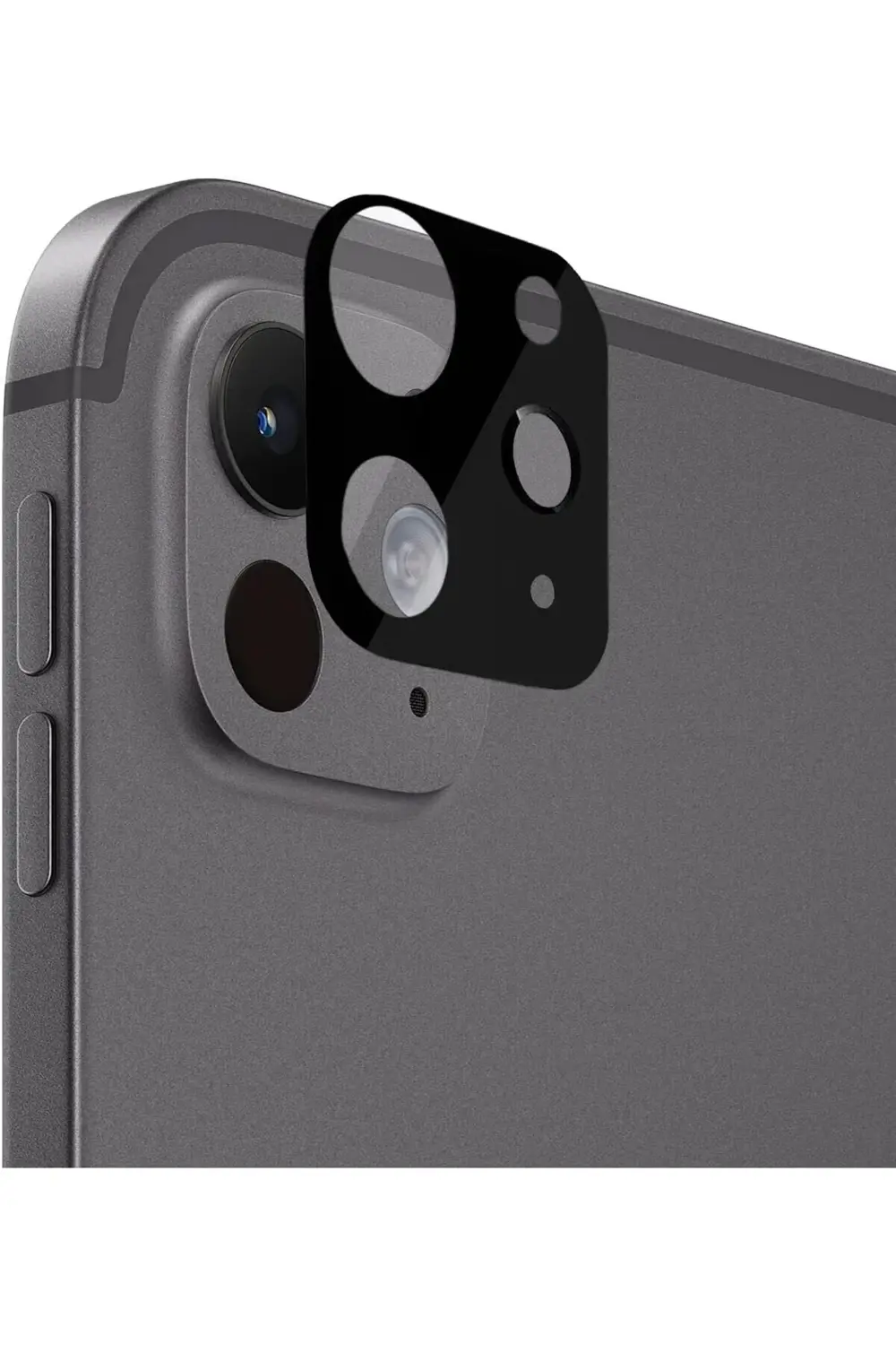 iPad Pro 11 2024 (A2836-A2837) Kamera Lens Koruma Camı V2 Siyah 3