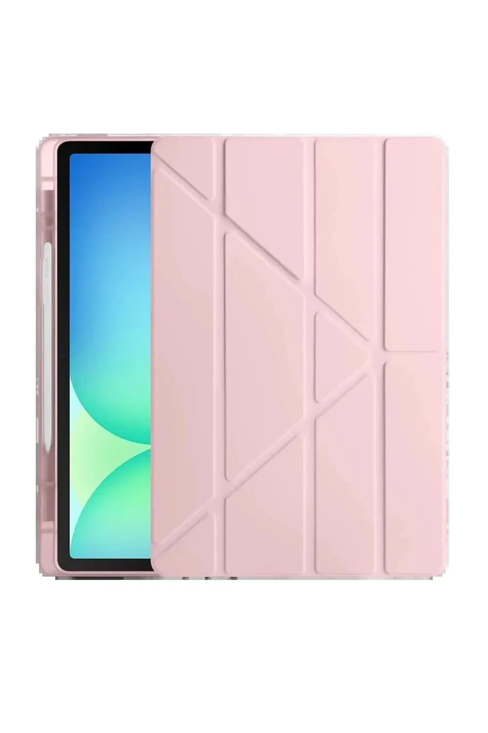 iPad Pro 11 (2024) Kılıf Kalemlikli Hugo Tablet Kılıfı - Rose Gol iPad Pro 11 (2024) Kılıf Kalemlikli Hugo Tablet Kılıfı - Rose Gol