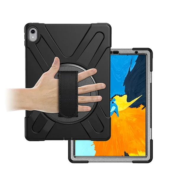 iPad Pro 11 İnch 2021-2020-2018 3 Katmanlı Standlı Zırh Kılıf - Tam Koruma ve Stand