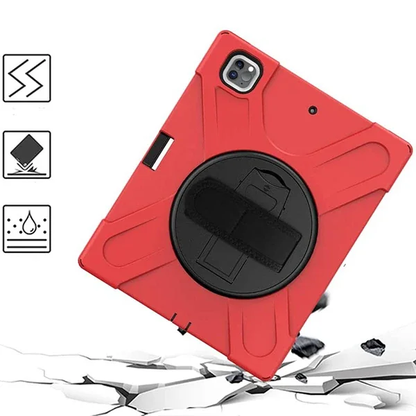 İPad Pro 12.9-inch (2021)-(2020) Kılıf Kalem Yerli 3 Katmanlı Standlı Zırh Kılıf-Shockproof-1852 İPad Pro 12.9-inch (2021)-(2020) Kılıf Kalem Yerli 3 Katmanlı Standlı Zırh Kılıf-Shockproof-1852