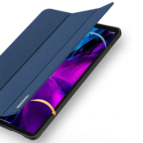 iPad Pro 12.9 Kılıf Mıknatıslı Kalem Yuvası TPU Şeffaf Domo Series