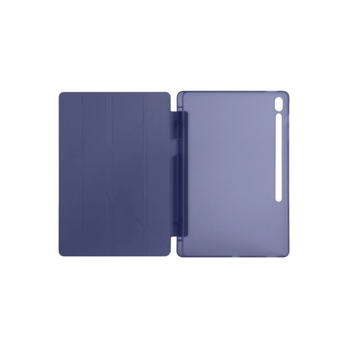 iPad Pro 13 (2024) Kılıf Kalemlikli Hugo Tablet Kılıfı - Lacivert