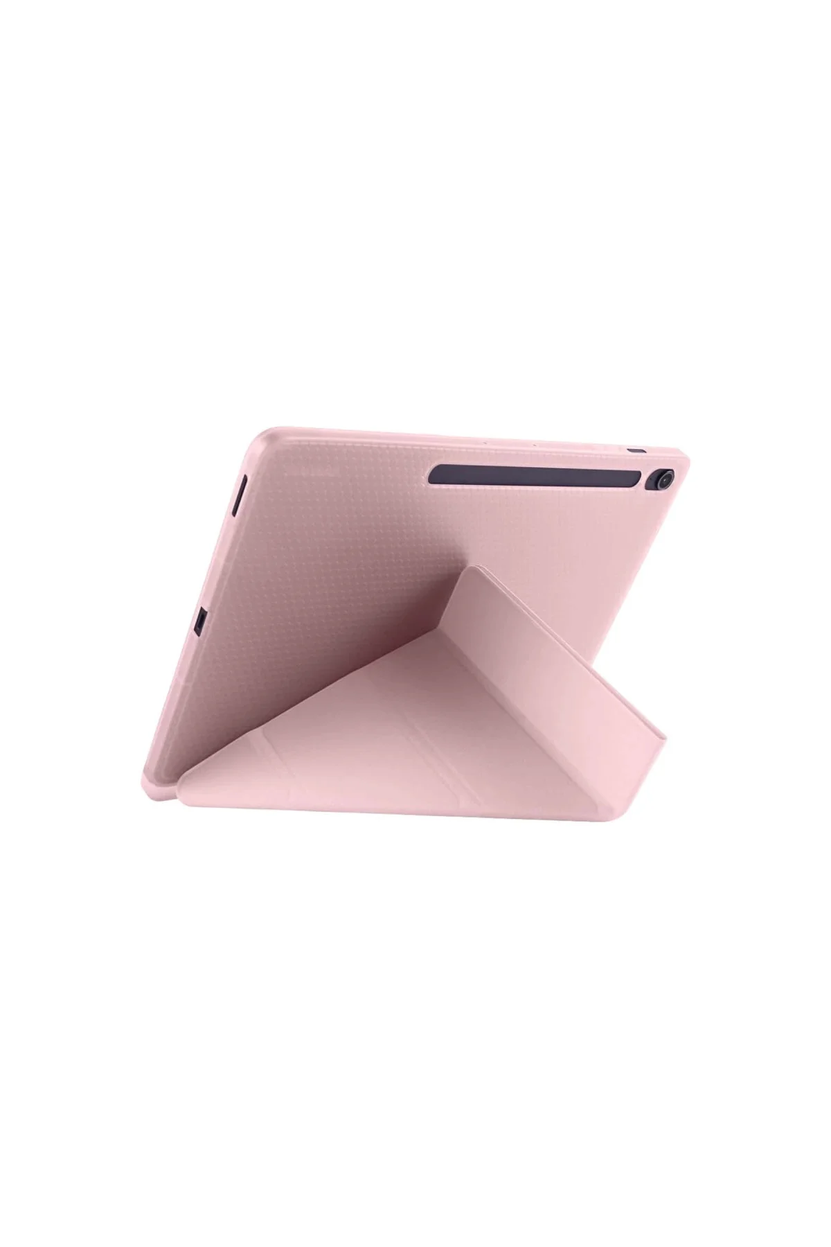 İpad Pro 13 (2024) Kılıf Kalemlikli Hugo Tablet Kılıfı - Rose Gol