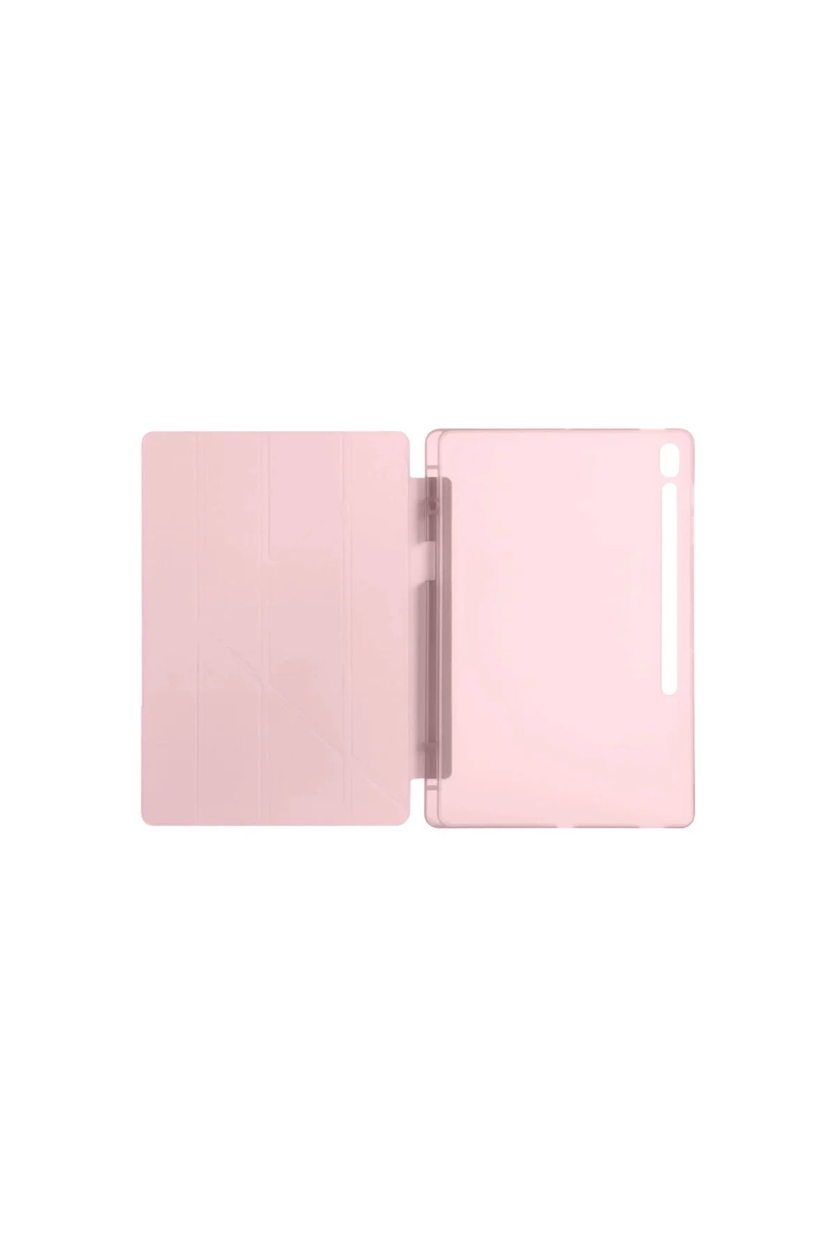 İpad Pro 13 (2024) Kılıf Kalemlikli Hugo Tablet Kılıfı - Rose Gol