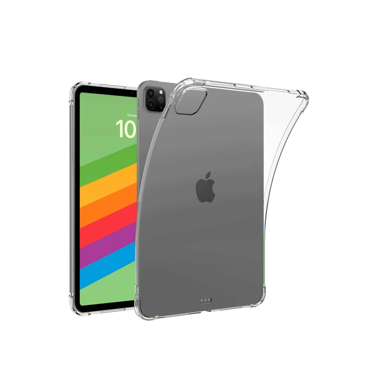 iPad Pro 13 (2024) Silikon Kılıf - Şeffaf Anti Şok Koruma Kılıfı