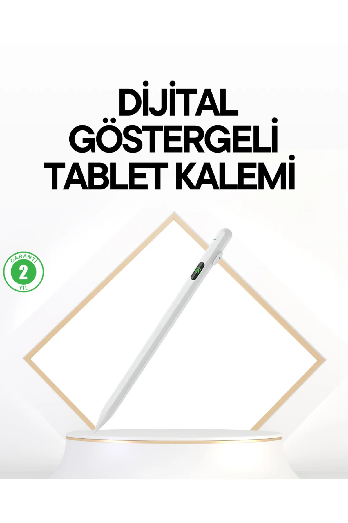 iPad Uyumlu 1.5mm POM Uçlu Dokunmatik Kalem Uzun Kullanım Süreli 