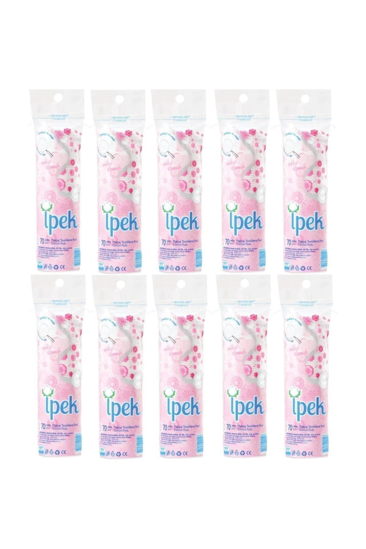 İpek  Disk Makyaj Temizleme Pamuğu 70'Li X12 Adet
