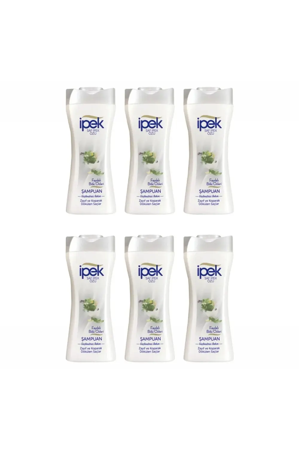 İpek Faydalı Bitki Özleri Şampuan 480 ml 6 Adet