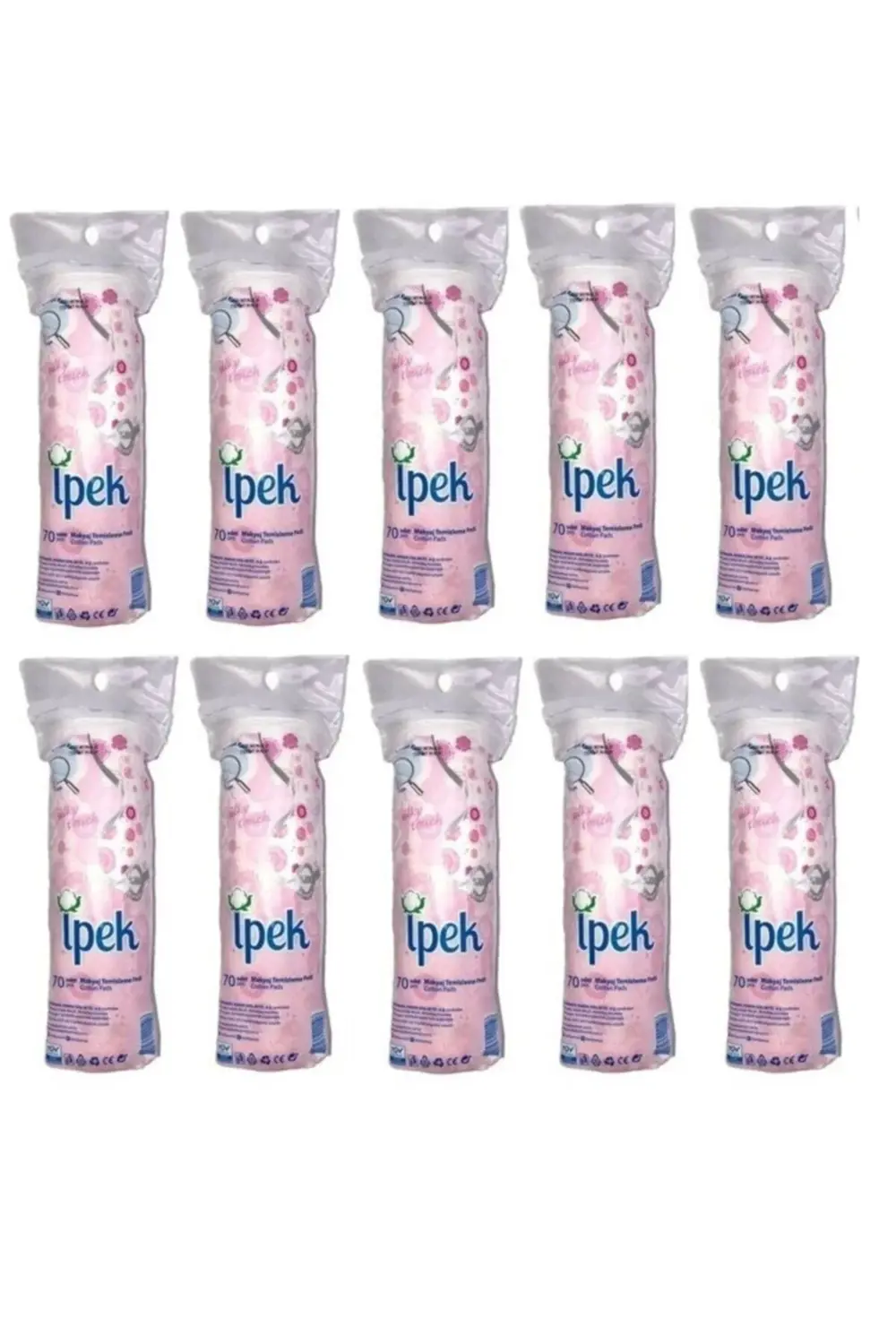 Ipek Makyaj Pamuğu 10 Adet 10x70 Li Paket