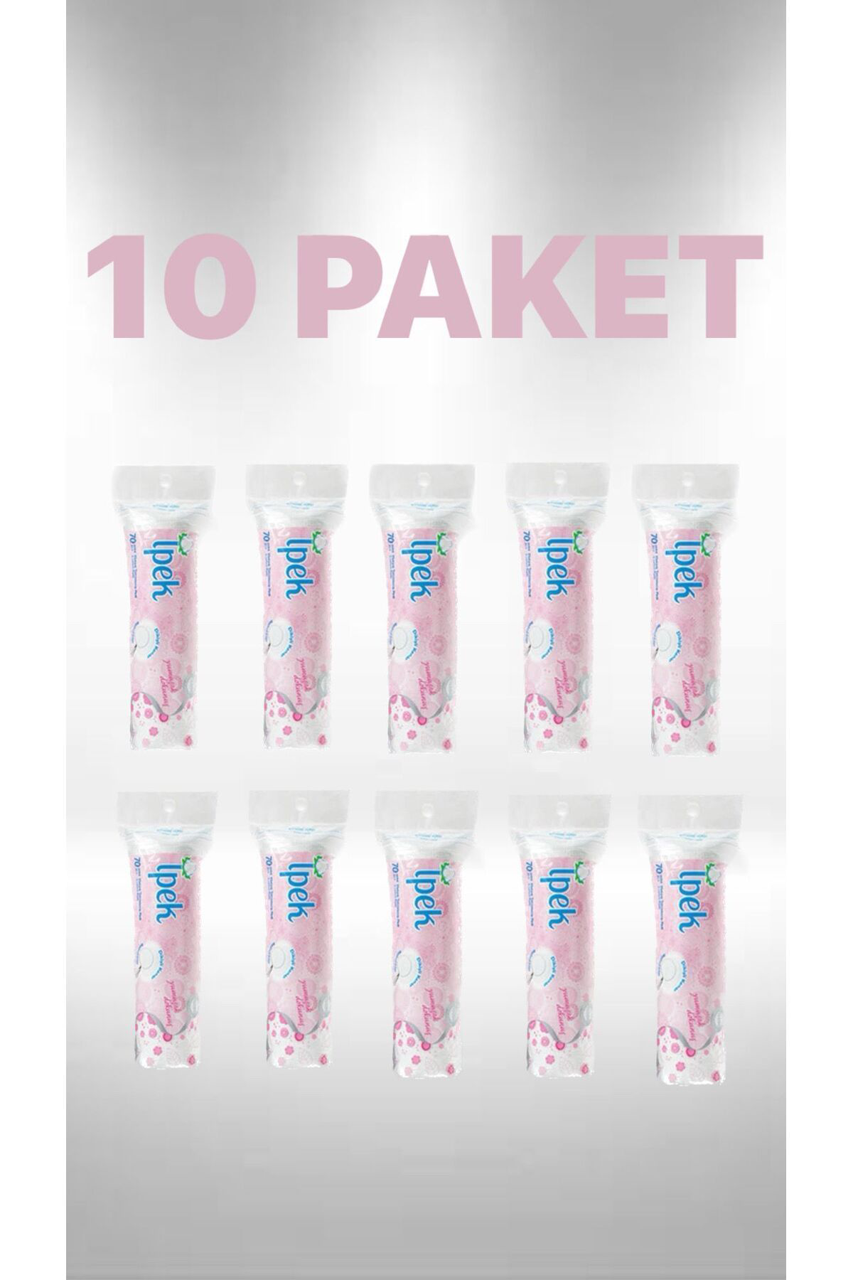İpek  Makyaj Temizleme Pedi 70Li X 10 Adet