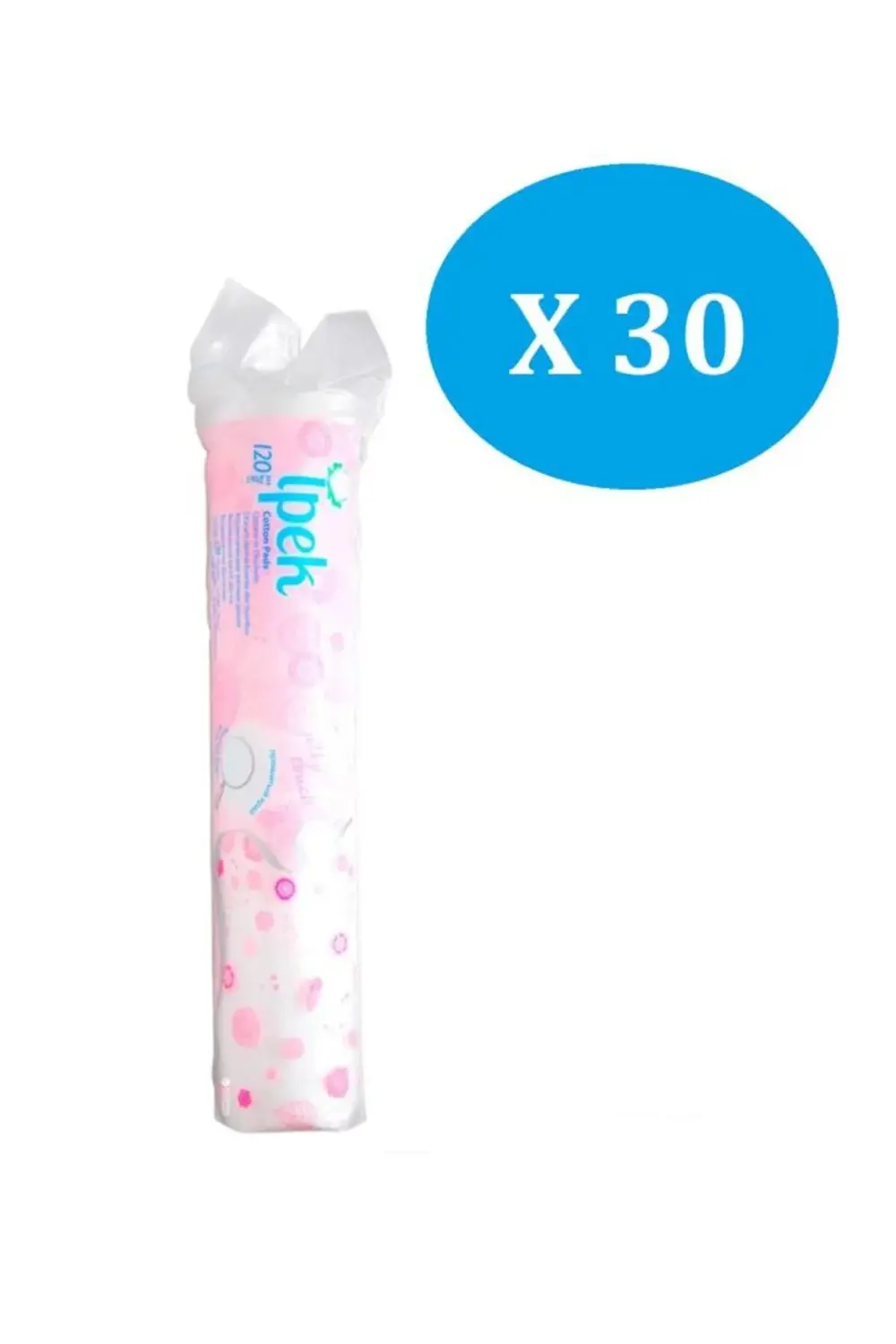 I?pek Makyaj Temizleme Pedi 120 Li X 30 Adet-1 Koli? Disk Pamuk