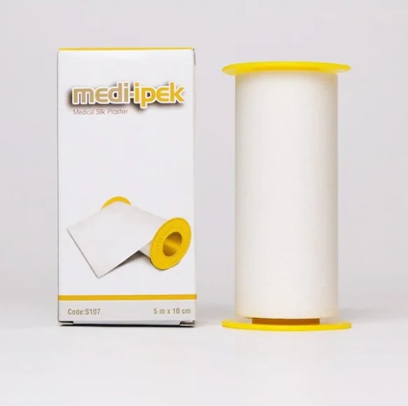 İpek Tıbbi Flaster - 5m X 10 cm Yara Bandı | Hipoalerjenik ve Nefes Alabilir