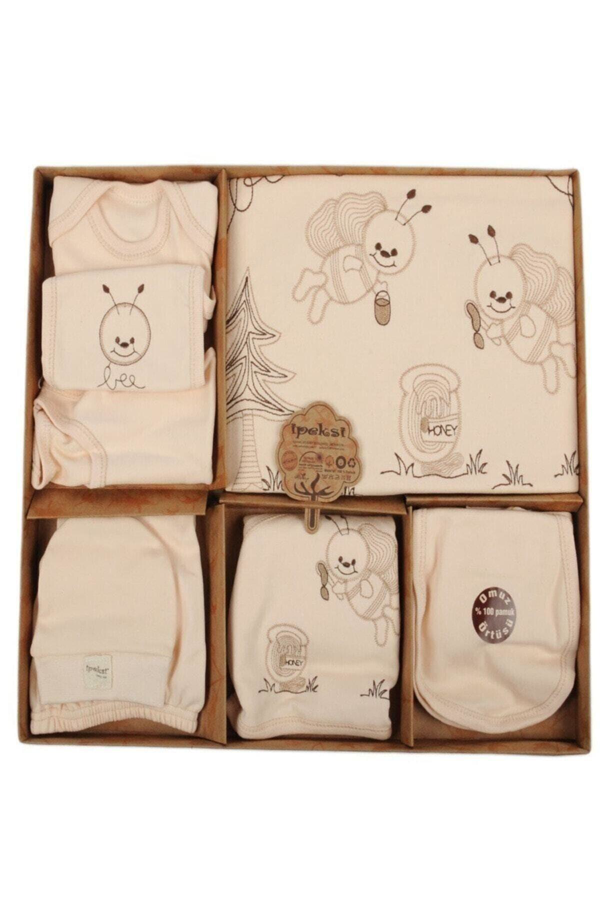 İpeksi Baby Yeni Doğan 11'li Hastane Çıkış Seti 0-4 Ay Kız Erkek 
