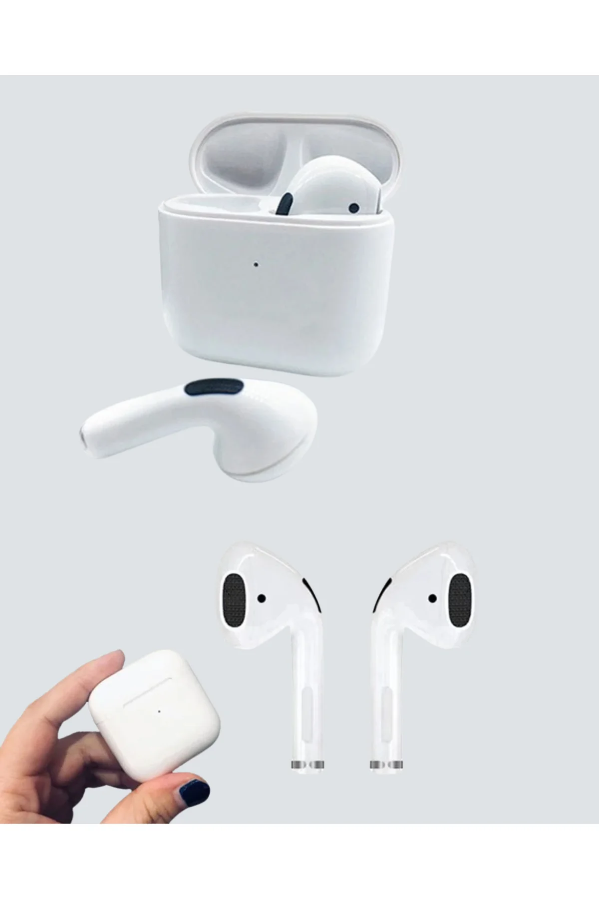 iPhone 11 12 13 14 15 Uyumlu TWS Bluetooth Kulaklık Gürültü Önley