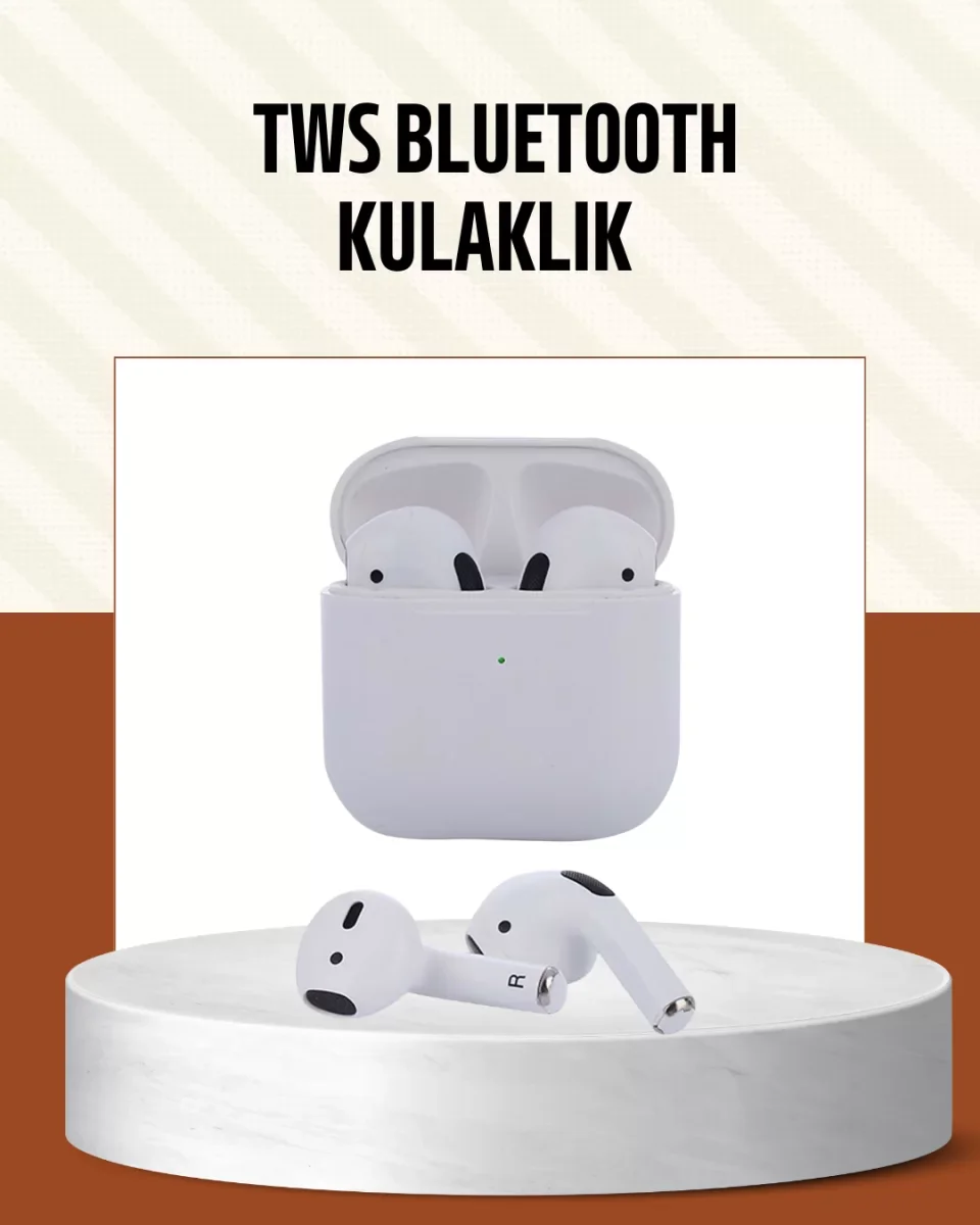 iPhone 11 12 13 14 15 Uyumlu TWS Bluetooth Kulaklık Gürültü Önley