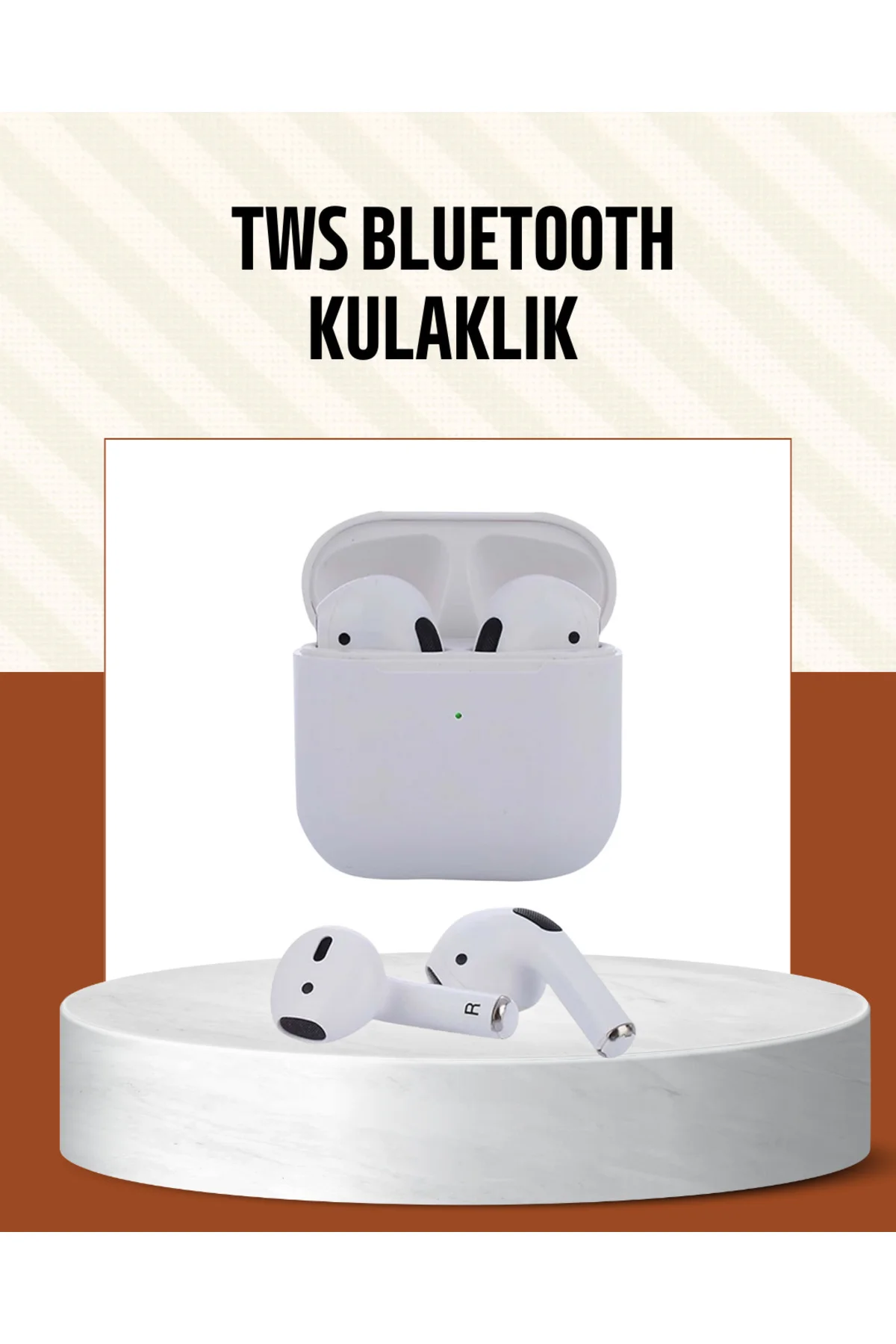 iPhone 11 12 13 14 15 Uyumlu TWS Bluetooth Kulaklık Gürültü Önley