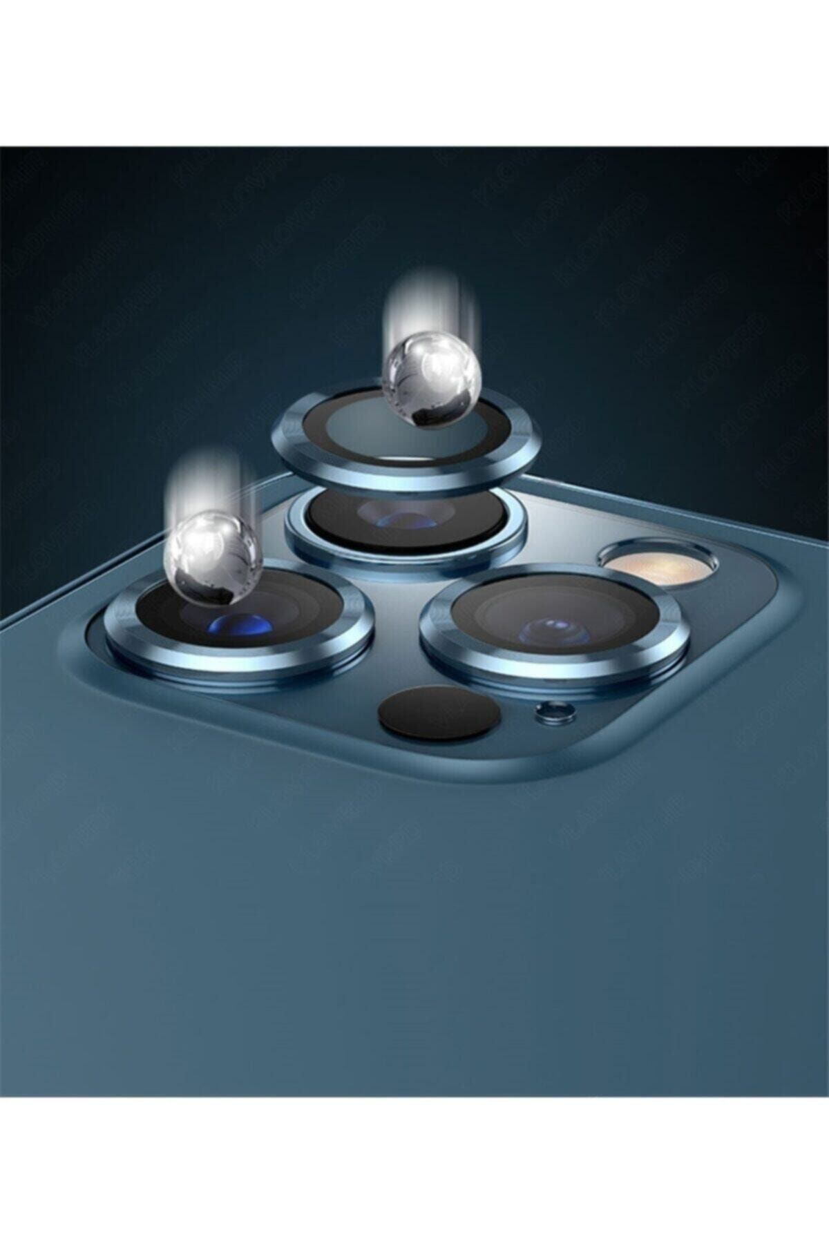 Mcasering İphone 11 / 12 Mini/ 12 (6.1) Uyumlu Mercek-Lens Kamera Korumasi 