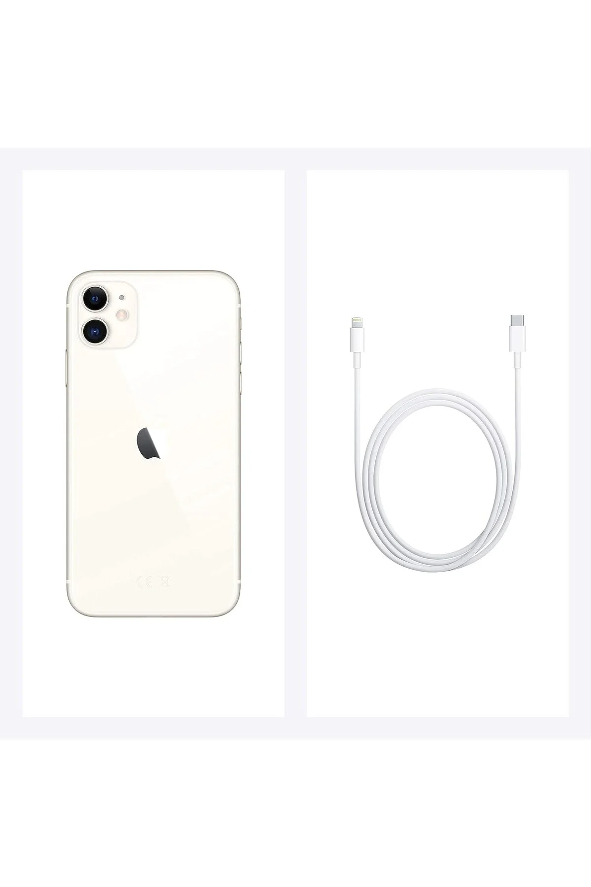 iPhone 11 128 GB Beyaz Cep Telefonu Aksesuarsız Kutu (Apple Türki