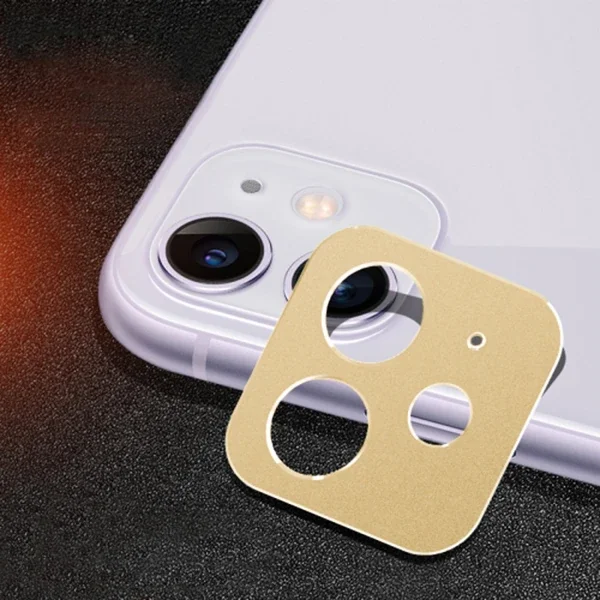 iPhone 11 6.1 3D Metal Kamera Koruyucu Metal Lens-1852