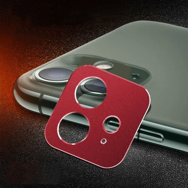 iPhone 11 6.1 3D Metal Kamera Koruyucu Metal Lens-1852