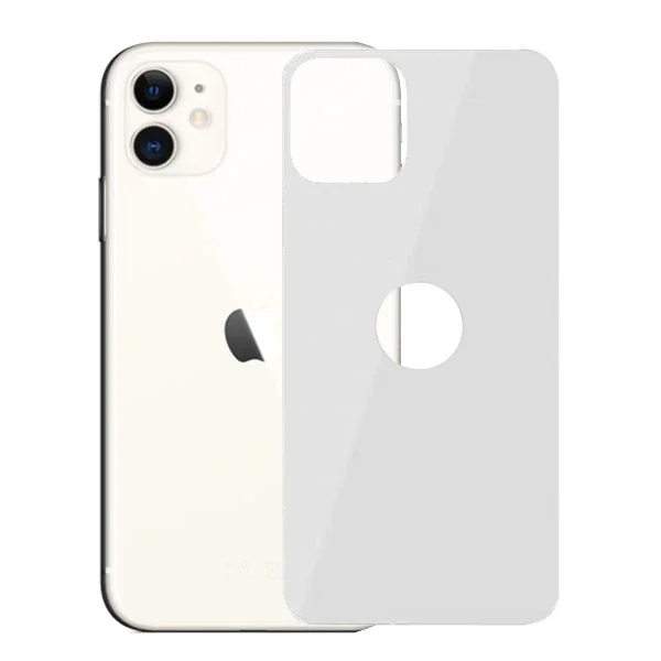 iPhone 11 6.1" Full Arka Kırılmaz Cam 9H Koruyucu - Çizilmez Temperli Cam