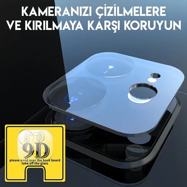 iPhone 11 6.1 full Tempered Kamera Koruyucu Kırılmaz Cam-1852