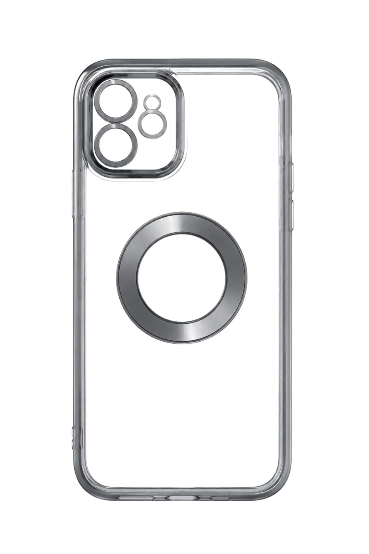Iphone 11 6.1 Inc Uyumlu Kamera Korumalı Silikon Telefon Kılıfı Gümüş