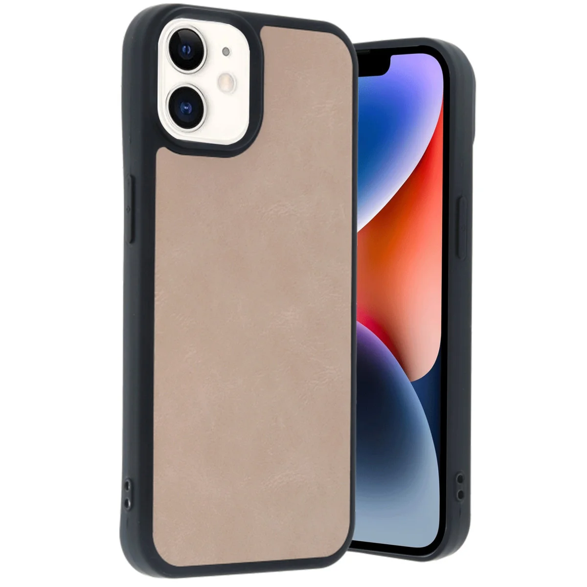 iPhone 11 Aras Deri Kapak - Pudra | Premium Koruma ve Şıklık