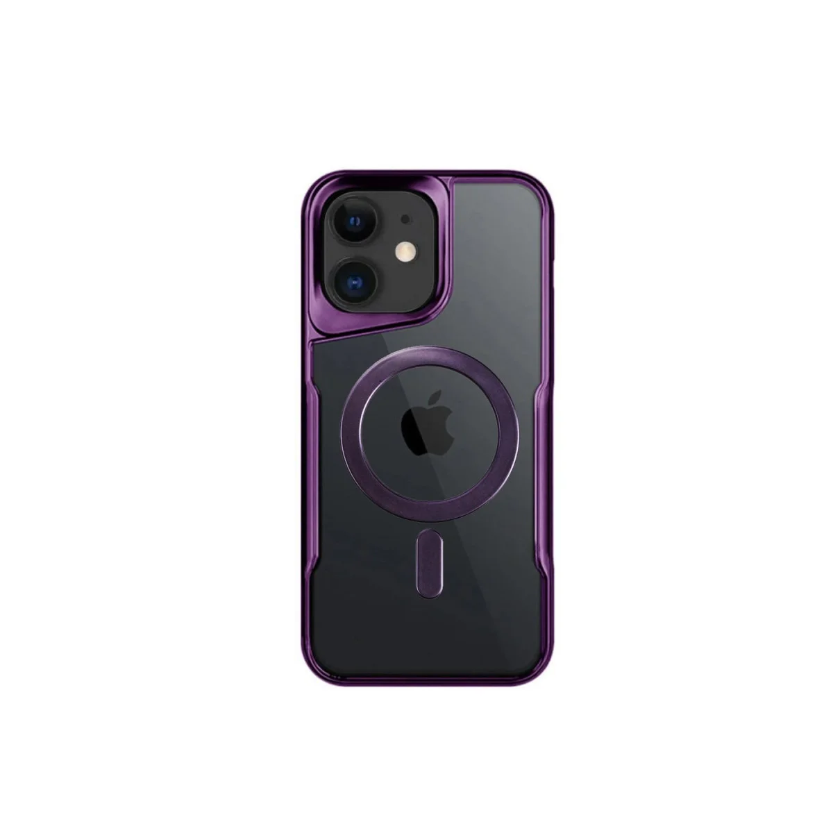 iPhone 11 Derin Mor Silikon Kılıf - MagSafe Uyumlu ve 360° Tam Koruma