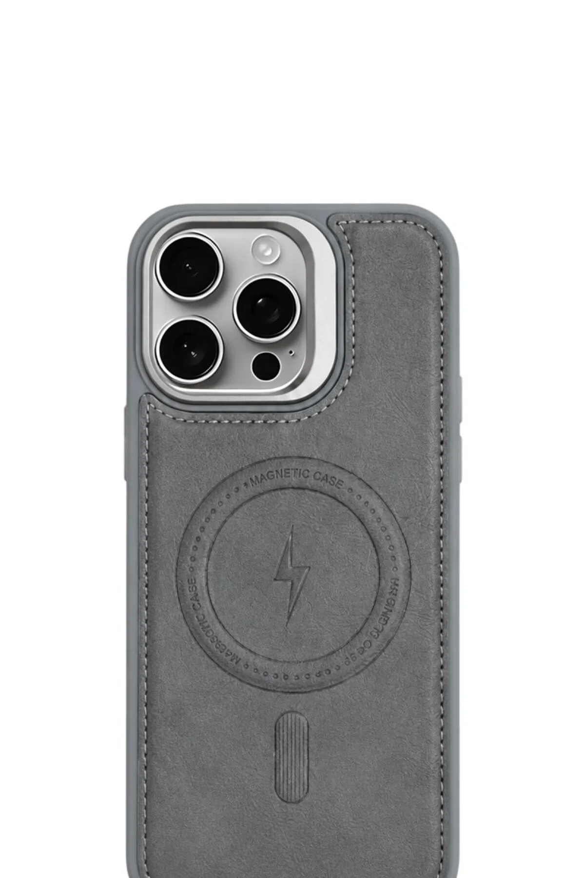 iPhone 11 GripStand MagSafe Deri Kılıf Siyah iPhone 11 GripStand MagSafe Deri Kılıf Siyah