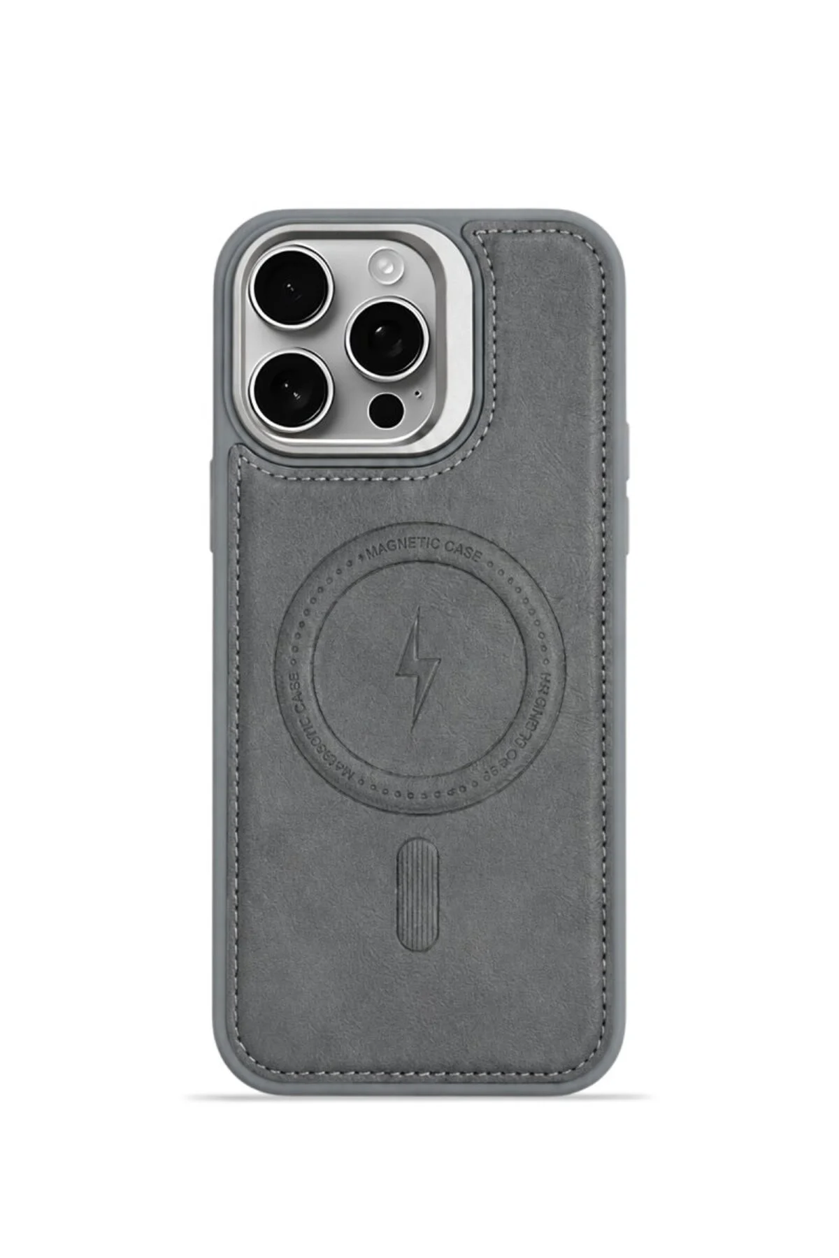 iPhone 11 GripStand MagSafe Deri Kılıf Siyah iPhone 11 GripStand MagSafe Deri Kılıf Siyah