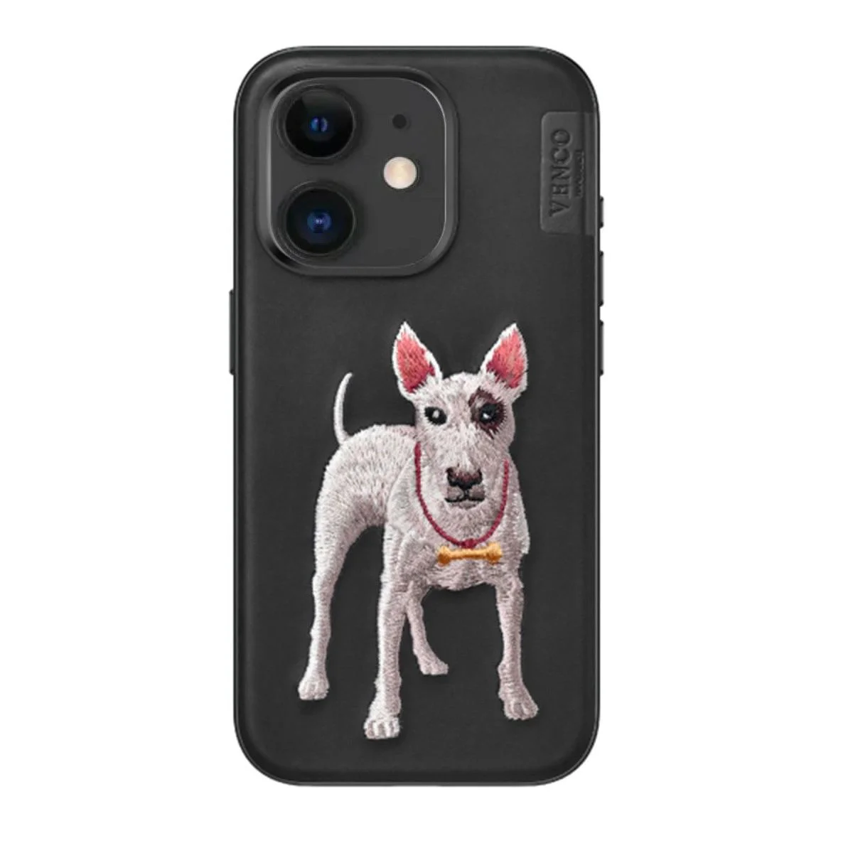 iPhone 11 ile Uyumlu Deri Görünümlü Kapak - Siyah, Köpek Figürlü Fiyatı, Yorumları ve Özellikleri