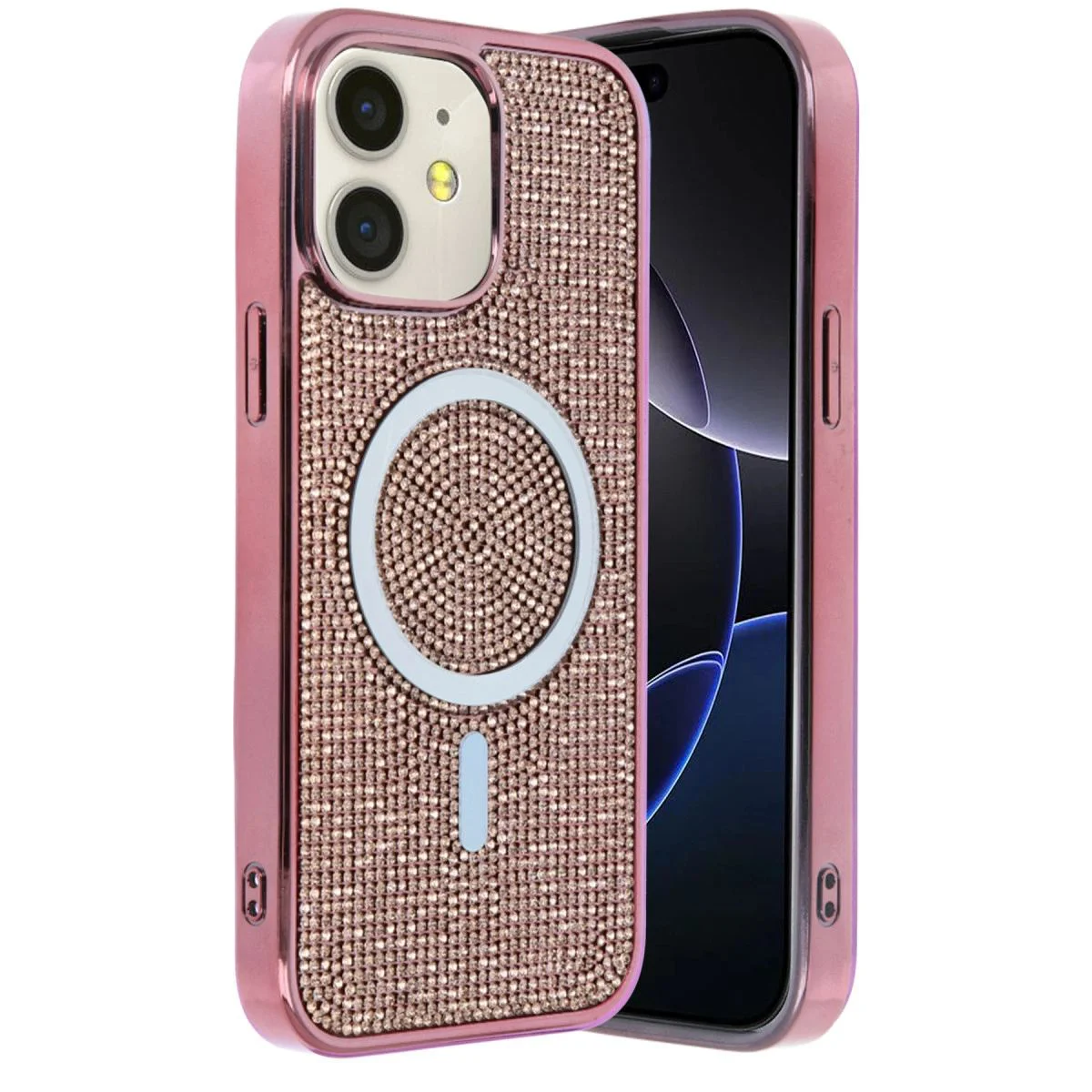 iPhone 11 ile Uyumlu Helen MagSafe Kılıf - Pembe