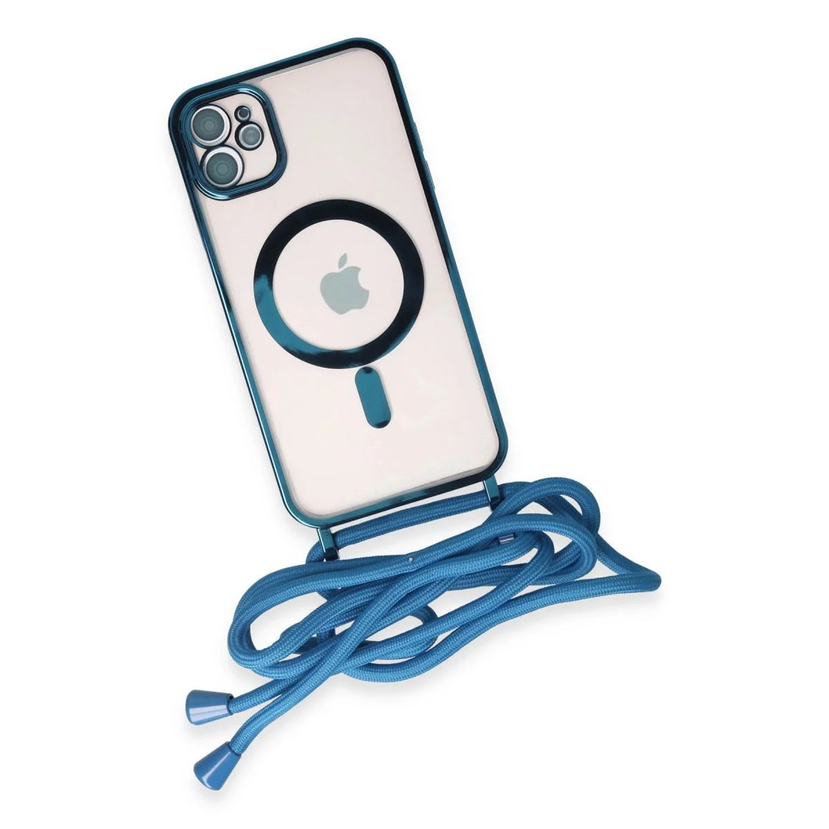 iPhone 11 ile Uyumlu Divo Lazer Askılı Magsafe Kılıf - Sierra Blue Fiyatı, Yorumları ve Özellikleri