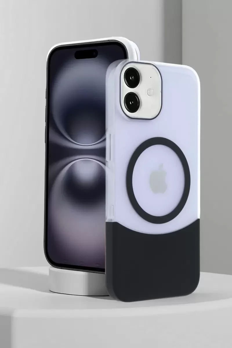 iPhone 11 ile Uyumlu Velar MagSafe Kapak - Natural Grey
