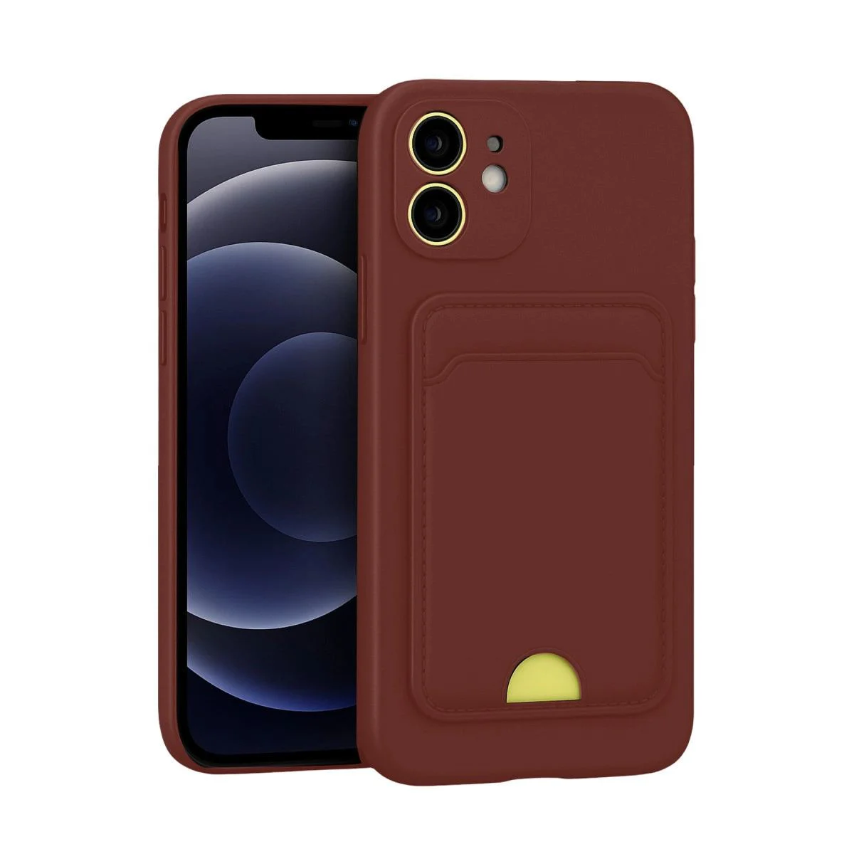 iPhone 11 ile Uyumlu Silikon Kılıf - Kartlı Bordo Kelvin Serisi Fiyatı, Yorumları ve Özellikleri