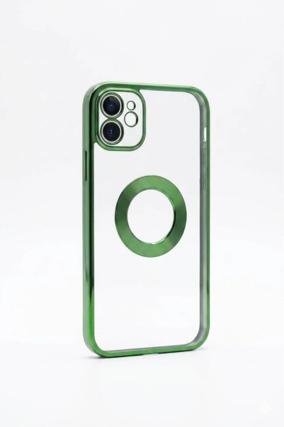 Iphone 11 Kamera Korumalı Silikon Telefon Kılıfı Yeşil
