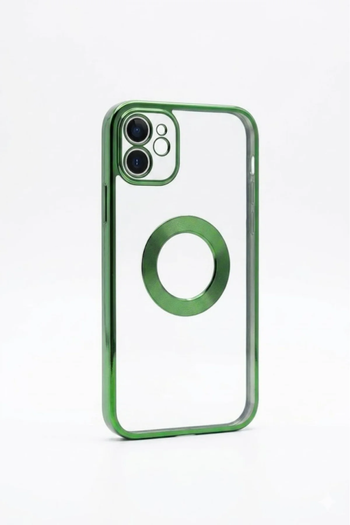 Iphone 11 Kamera Korumalı Silikon Telefon Kılıfı Yeşil