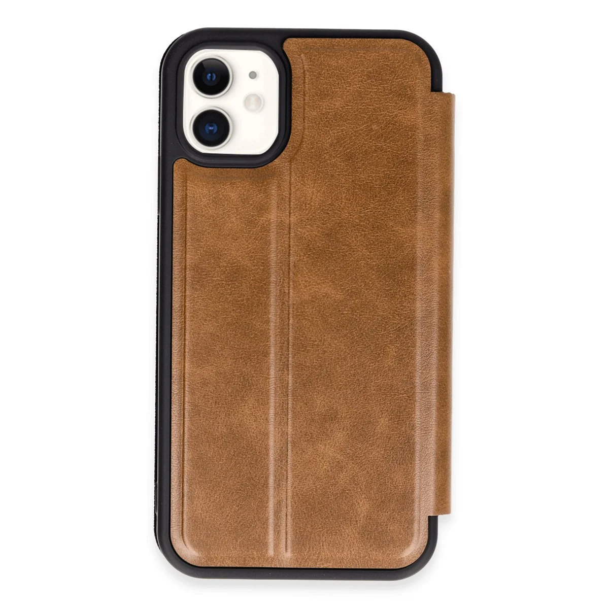 iPhone 11 Kılıf Flip Cover - Taba (Premium Çift Katmanlı Koruma)