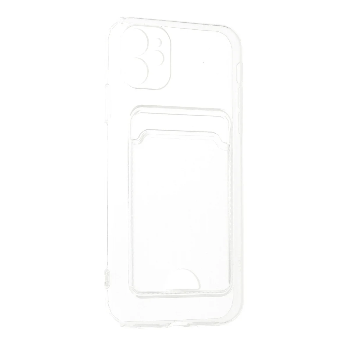iPhone 11 Kılıf Kart Şeffaf Silikon - Ekstra Korumalı ve Pratik Cep Kılıfı