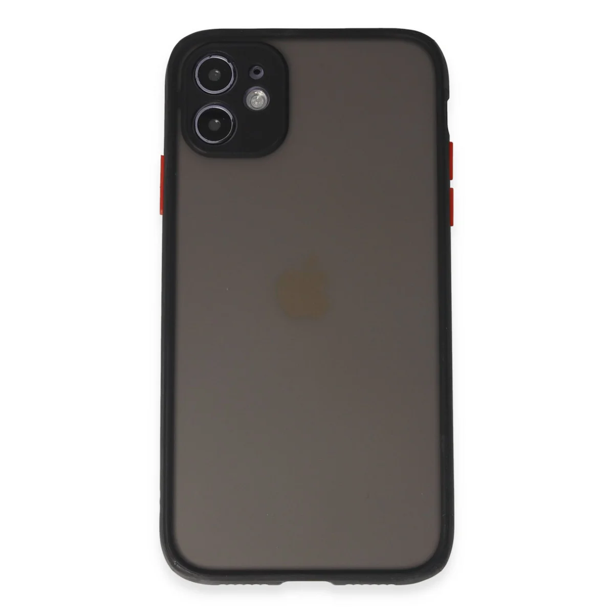 iPhone 11 Montreal Silikon Kılıf - Siyah, Kamera Korumalı, Darbe Emici ve Modern Tasarım