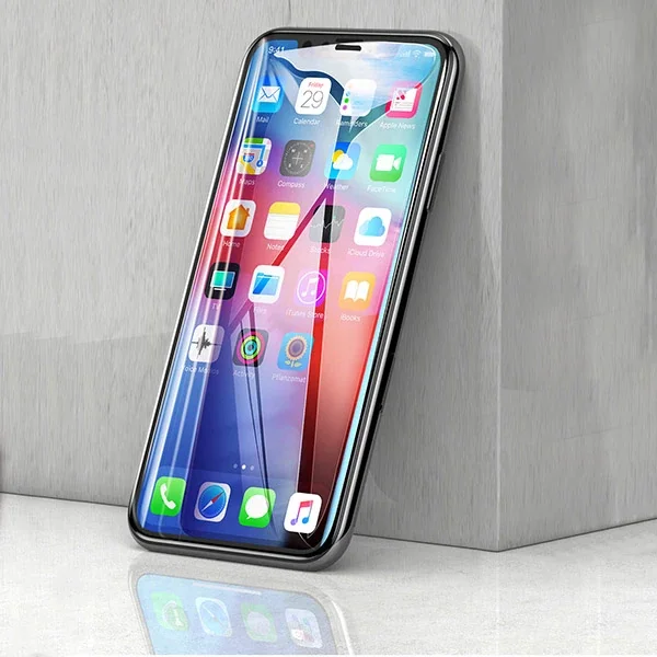 İphone 11 Pro 3D Full Kaplama Kırılmaz Cam - 0.3mm Sert Kenarlı Kırılmaz Ekrandan Koruyucu