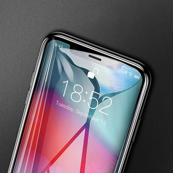 İphone 11 Pro 3D Full Kaplama Kırılmaz Cam - 0.3mm Sert Kenarlı Kırılmaz Ekrandan Koruyucu