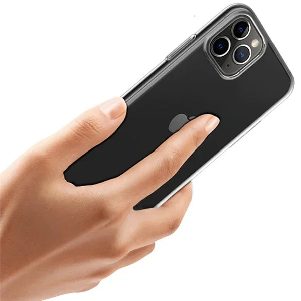 iPhone 11 Pro 5.8" 2019 Ultra Slim Şeffaf Silikon Kılıf - Sarılmaz, Sararmaz Koruma