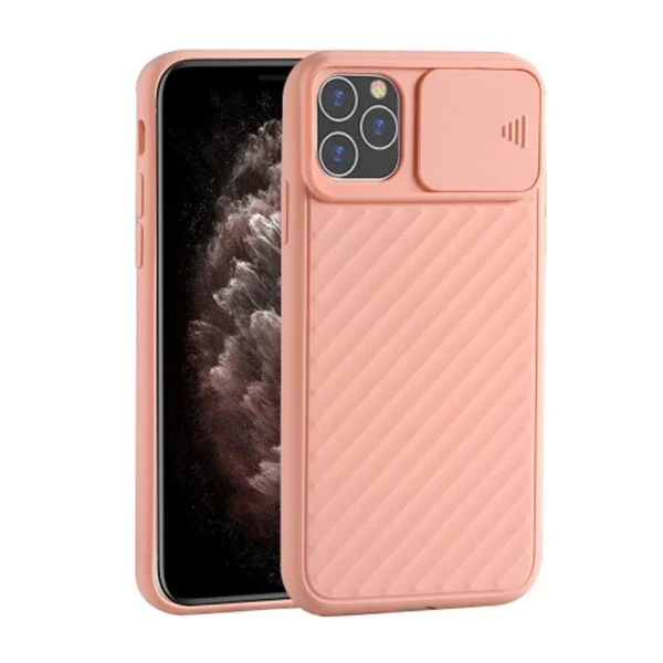 iPhone 11 Pro 5.8 Kamera Kapatan Sürgülü Kılıf - Darbe Önleyici TPU